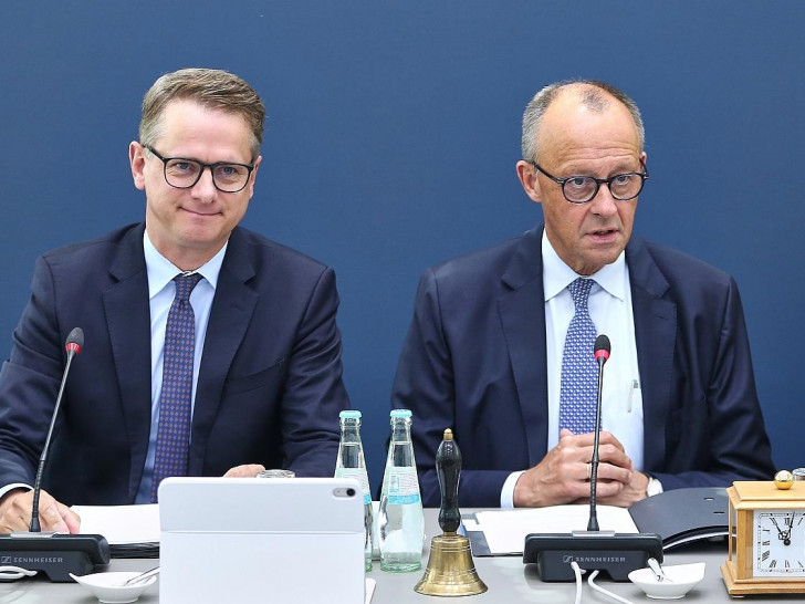 Carsten Linnemann und Friedrich Merz (Archiv)