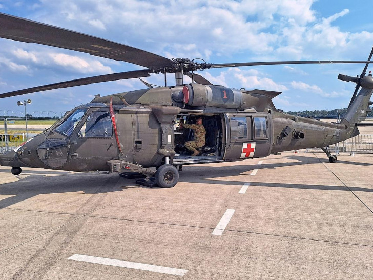 Auf der letzten ILA ausgestellter US-Kampfhubschrauber (Archiv)