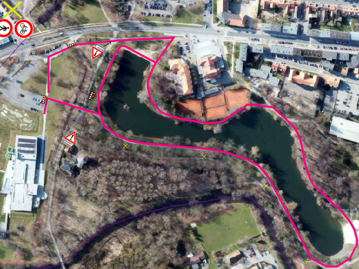 Von 12 bis 14 Uhr werden die Wallanlagen vollständig für den Triathlon gesperrt.