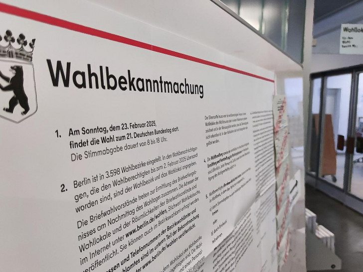 Wahllokal bei Bundestagswahl 2025 (Archiv)