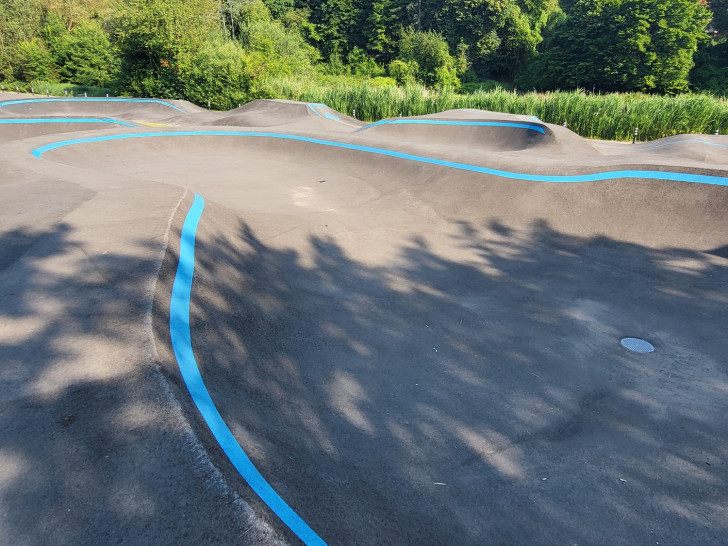 Die Pumptrack-Anlage in Gebhardshagen wird am 1. Juli offiziell einweiht.