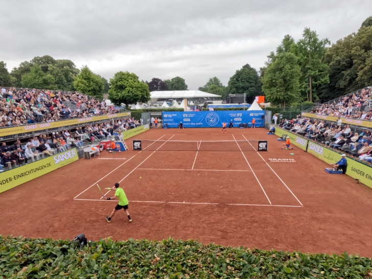 Auf dem Center Court im Braunschweiger Bürgerpark kommt neue Technik zum Einsatz.