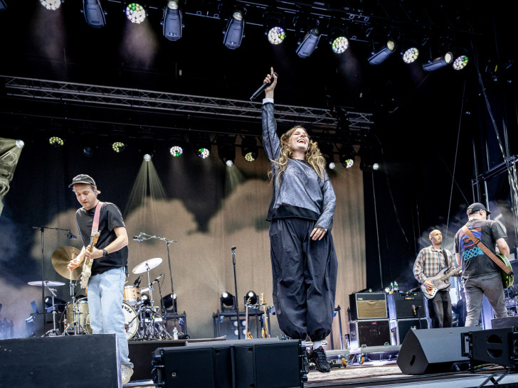 Die Band Juli war für viele das Highlight am Freitagabend.