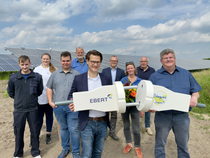 Die Solarparks Königslutter und Boimstorf wurden feierlich eröffnet.
