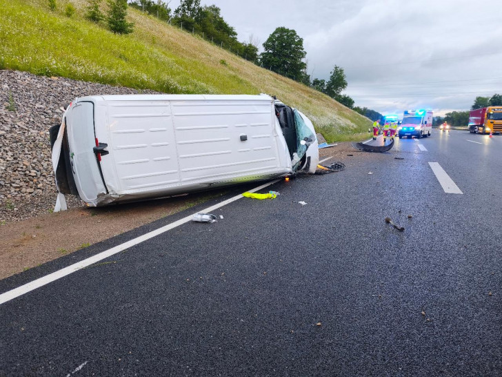 Auf der A7 ist es am Dienstagmorgen zu einem Unfall gekommen.