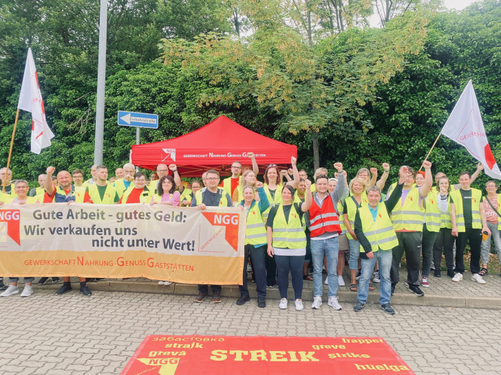Streik in Hankensbüttel.