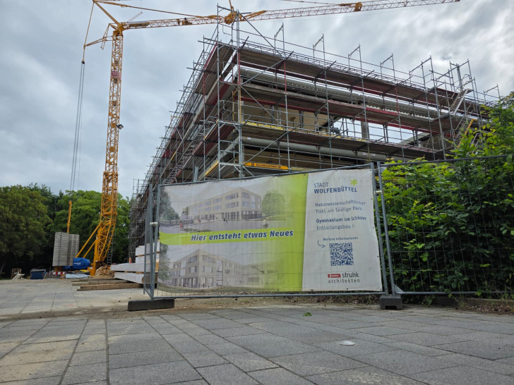 Das Gymnasium im Schloss erhält einen weiteren Erweiterungsbau.