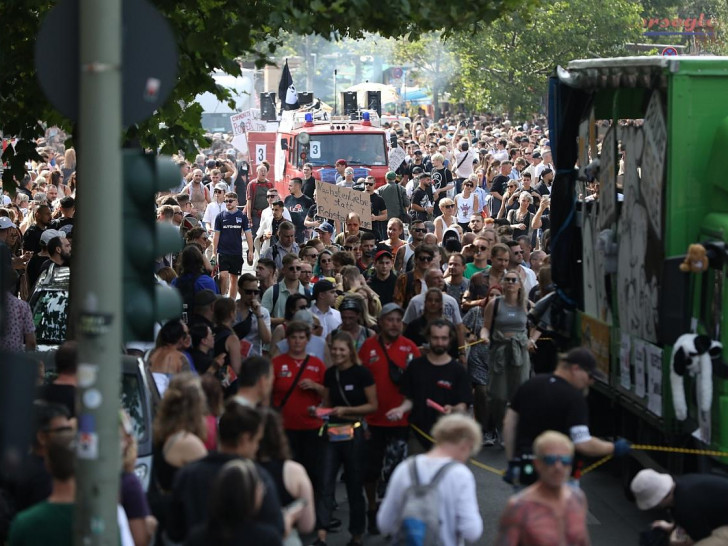 Techno-Parade "Zug der Liebe" im Jahr 2023 (Archiv)
