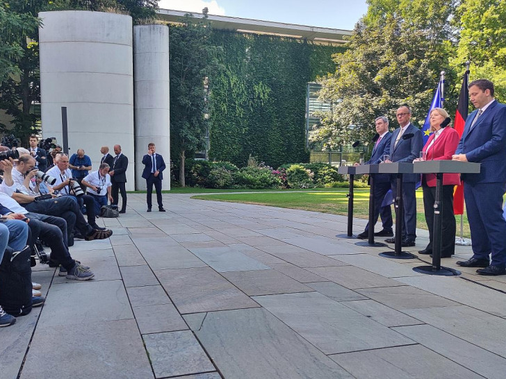 Pressekonferenz nach Koalitionsausschuss am 02.07.2026