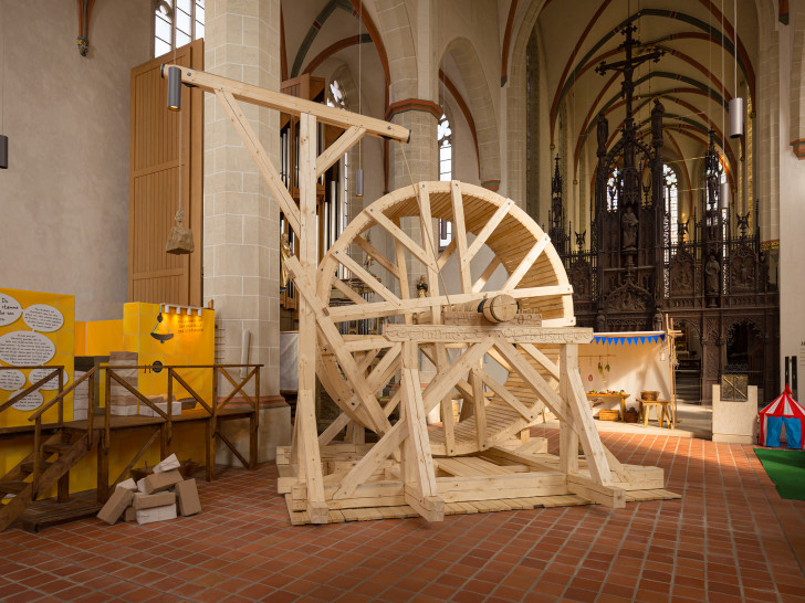Blick in die Ausstellung „Bruneswic anno 1221“.