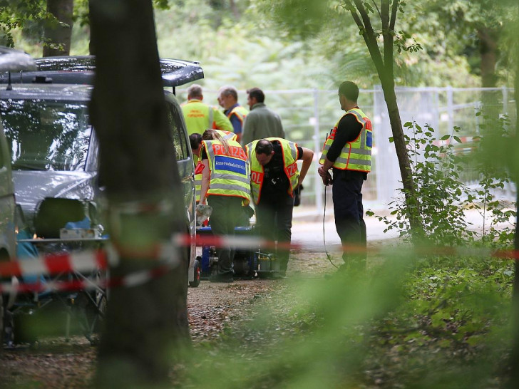 Polizei am Tatort nach Todesfahrt beim CSD