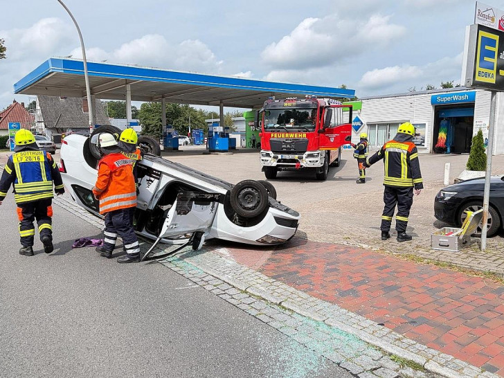 Das verunfallte Fahrzeug (Archiv)