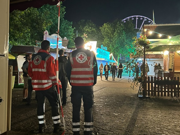 Die Einsatzkräfte des DRK waren allzeit bereit.
