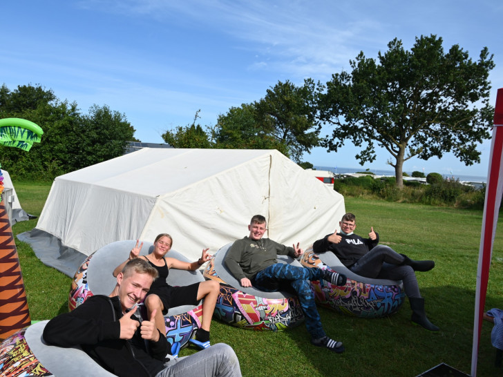 So chillig ging es bei einer vergangenen Zeltlagerfreizeit der Jugendgruppe Oker an der Ostsee zu.