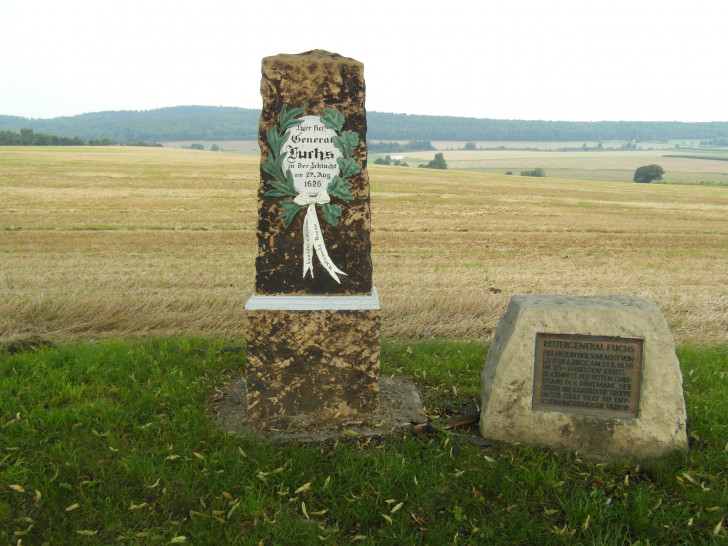 Die Denkmale auf dem Schlachtfeld bei Lutter heute. 