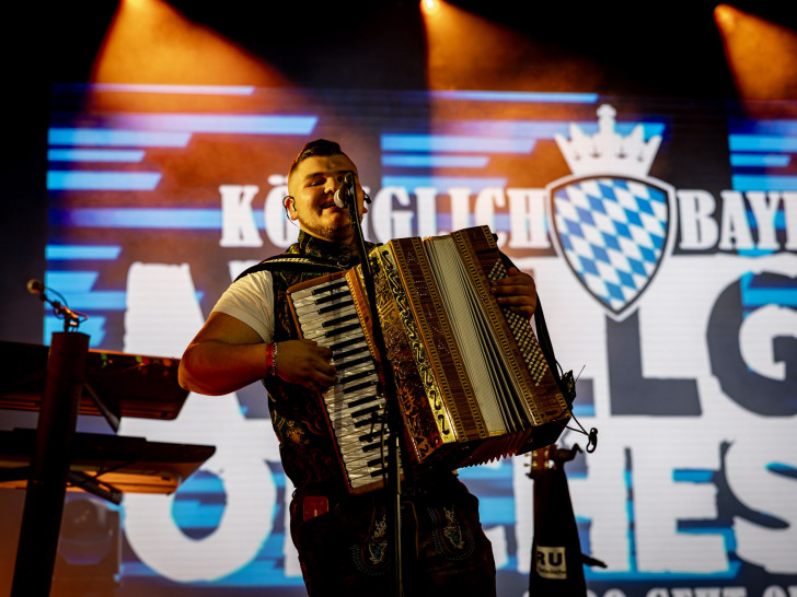 Das Königlich Bayrische Vollgas Orchester sorgte für ausgelassene Stimmung.