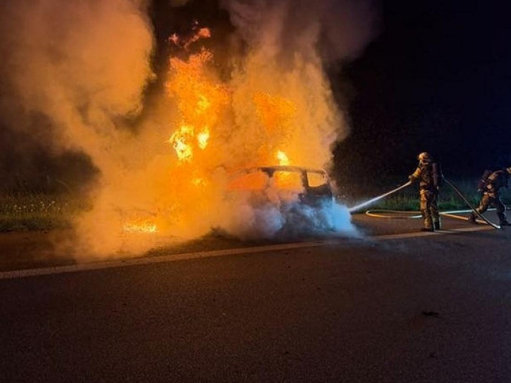 PKW-Brand BAB27 (Archiv)