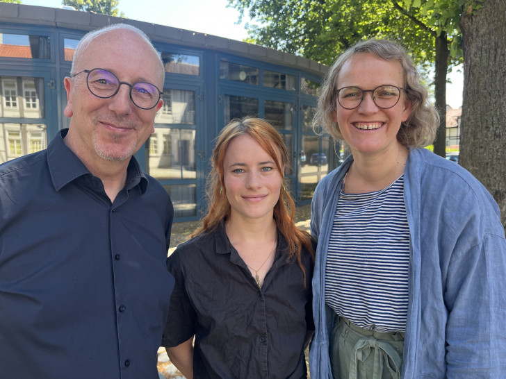  Der Vorstand des Kulturrats - Markus Lüdke, Carolin Knüpper und Johanna von Anshelm.