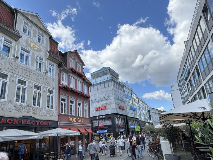 Die Innenstadt von Braunschweig als Einkaufs- und Erlebnisort.