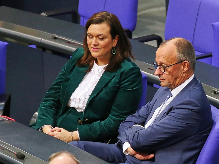 Franziska Hoppermann und Friedrich Merz (Archiv)