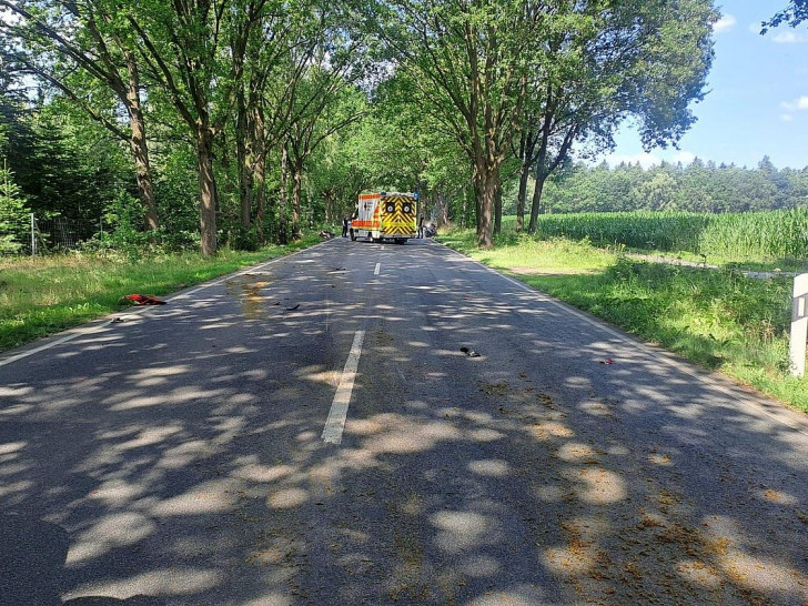 Unfallstelle L 124 (Archiv)