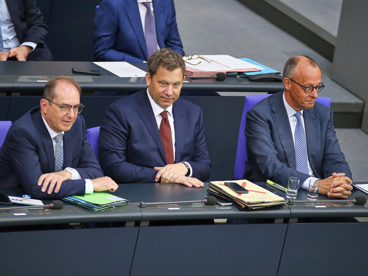 Alexander Dobrindt, Lars Klingbeil und Friedrich Merz (Archiv)