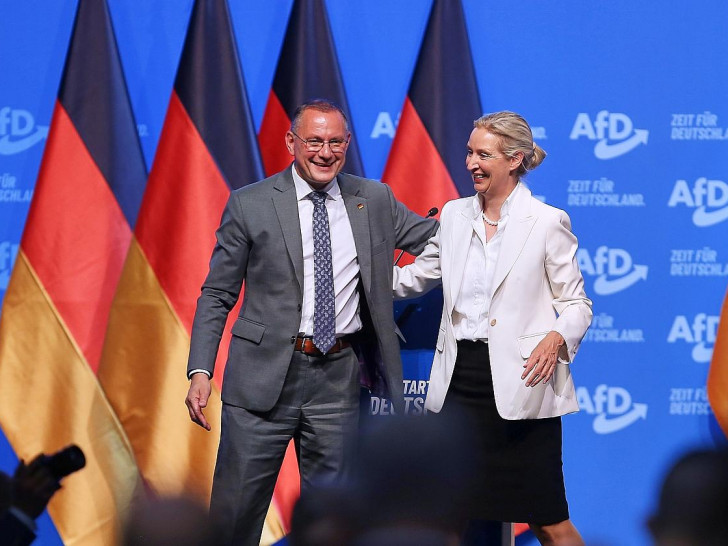 Tino Chrupalla und Alice Weidel am 05.07.2026