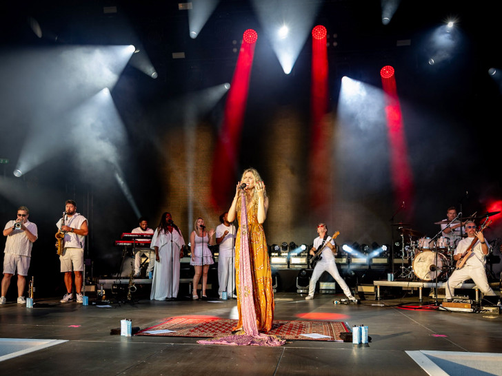 Joss Stone beim Konzert in der Autostadt.