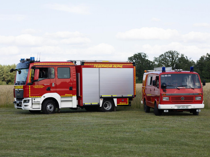Fahrzeugwechsel bei der Feuerwehr Repke.