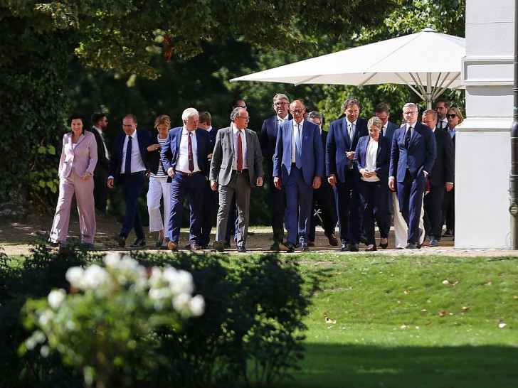 Kabinettsklausur im Schloss Neuhardenberg am 25.08.2026