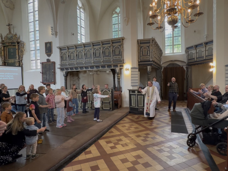 In der Hornburger Marienkirche fand am Sonntag ein ganz besonderer Gottesdienst statt.