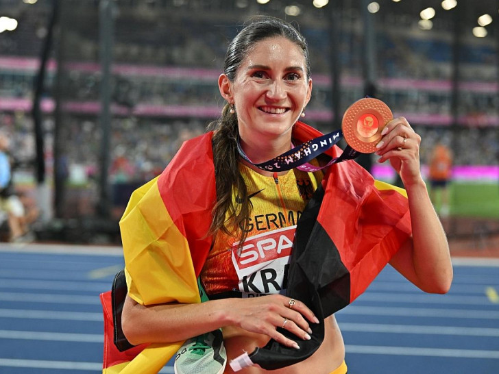 Gesa Krause bei der Leichtathletik-EM am 13.08.2026