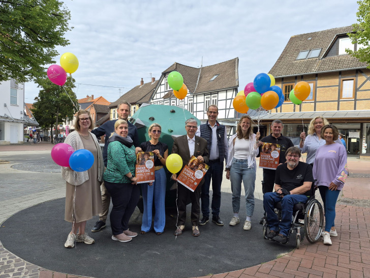Veranstalter und Akteure des Gifhorner Kindersamstags stellen das Programm für den 5. September vor.