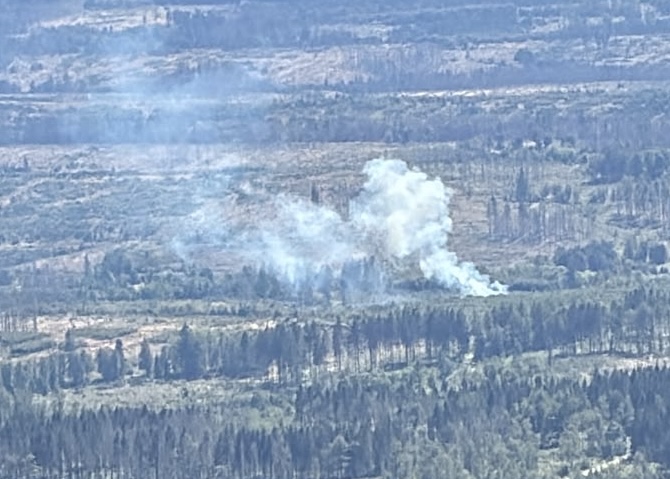 Der Waldbrand bei Braunlage beschäftigte die Feuerwehr.