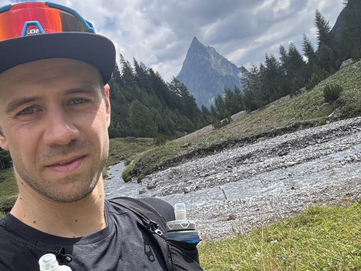 Justus Casper hat die E5-Alpenüberquerung in Rekordzeit bewältigt.