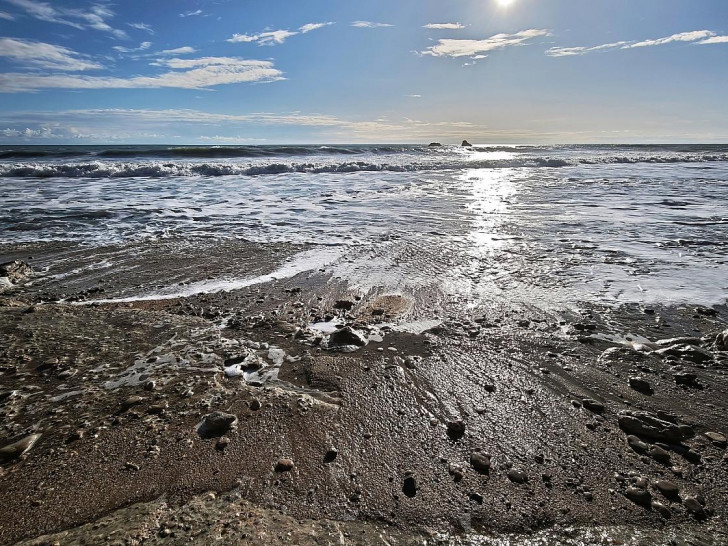 Strand am Mittelmeer
