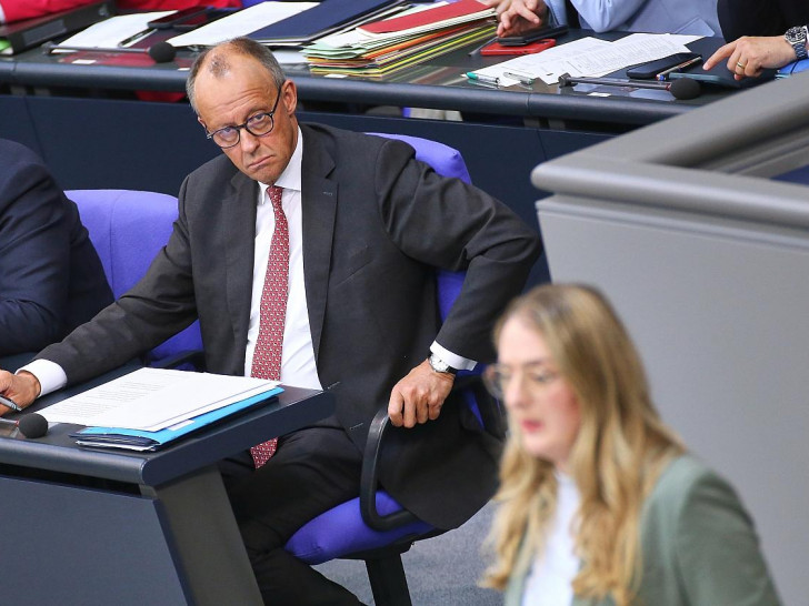 Friedrich Merz und Katharina Dröge (Archiv)