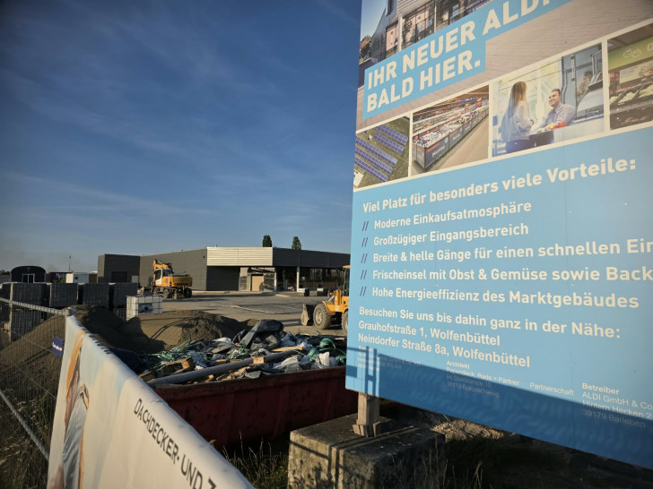 In Adersheim entsteht ein neuer Aldi.