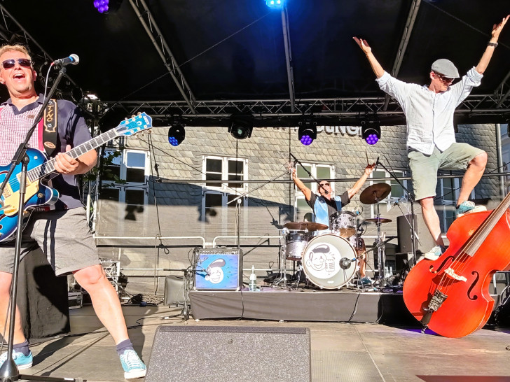 Die Hamburger Rock’n’Roll-Band The Sinners.