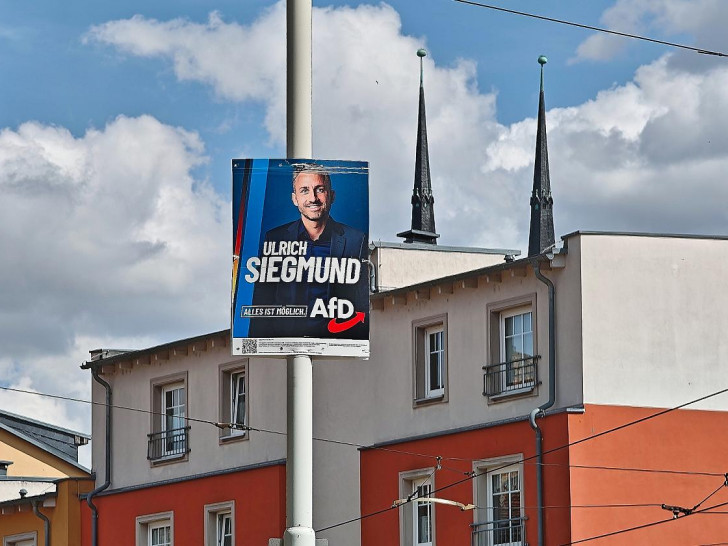 AfD-Wahlplakat mit Ulrich Siegmund (Archiv)