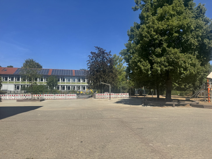 Der Schulhof in Vechelde wurde teilsaniert.