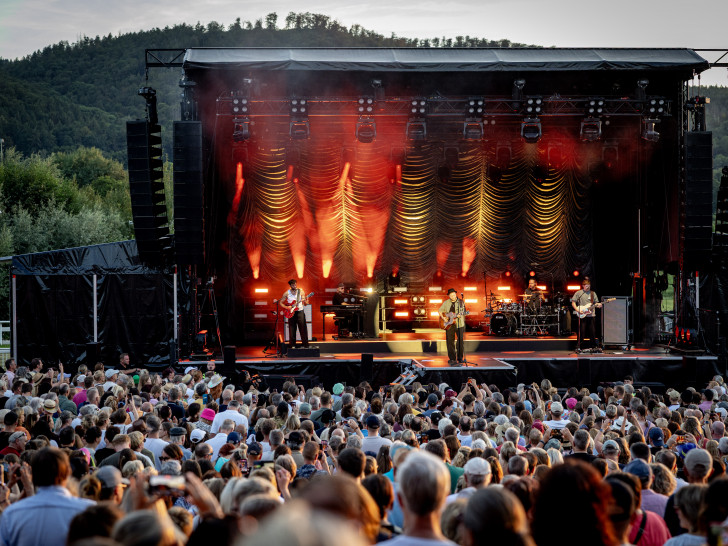 Johannes Oerding beim Yellow Jockey Open Air in Bad Harzburg. Archivbild