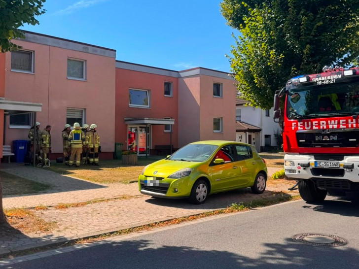 Einsatz in einem Wohnkomplex.