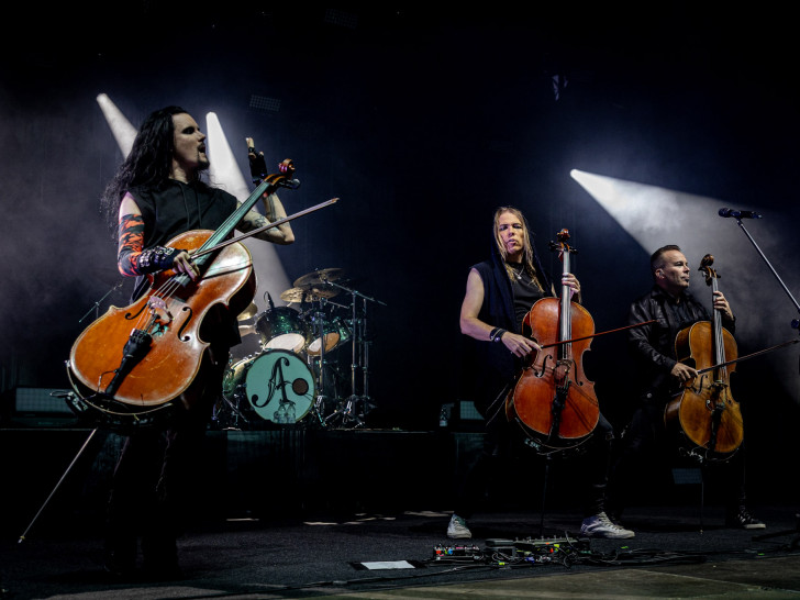 Apocalyptica haben beim Kultursommer Salzgitter einen energiegeladenen Auftritt hingelegt.