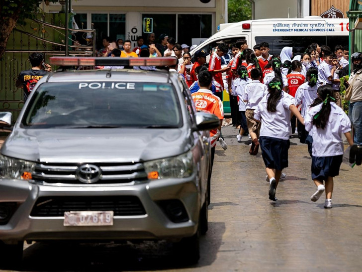 Schießerei an einer Schule in der thailändischen Provinz Nonthaburi am 07.08.2026