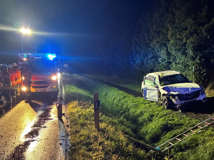 Die Einsatzkräfte wurden per E-Call alarmiert.