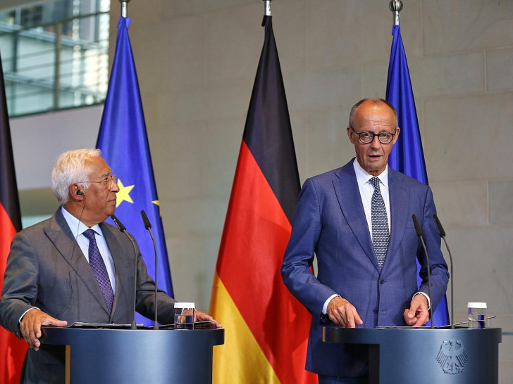 Antonio Costa und Friedrich Merz am 09.09.2026