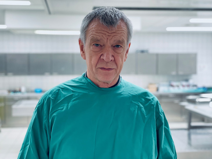 Prof. Dr. Klaus Püschel berichtet von seiner Arbeit.