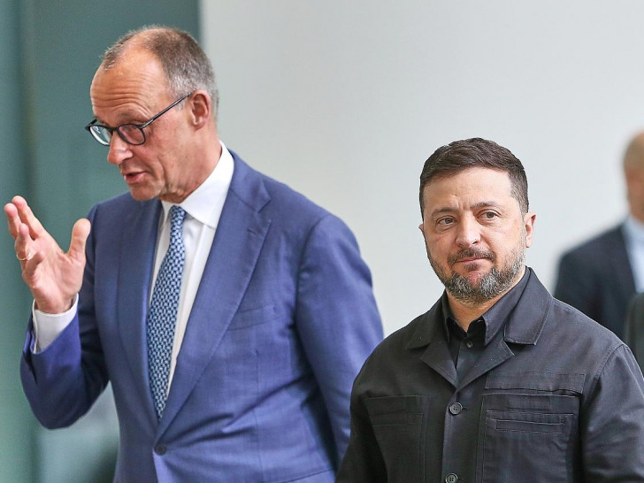Friedrich Merz und Wolodymyr Selenskyj (Archiv)