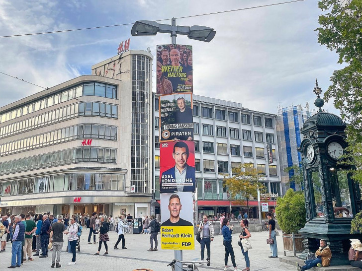 Wahlplakate für die Kommunalwahlen (Archiv)